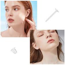 Amazon.com: YOYOSTORE 3mm Invisible Plastic Earrings Blank Pins Stud Tiny  Head Findings DIY Supplies (200 pieces/100 Pairs)