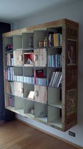Ikea Hackers Expedit Cabinet With Upcycled Pallets 1001 Pallets Pallet Home Decor Home Decor Furniture Pallet Diy