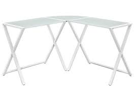 The best office desks reviewed here have amazing features to use such as drop down trays for your keyboard and fits into a corner. Walker Edison L Shaped Modern Glass Computer Desk White Bb51x29wh Best Buy