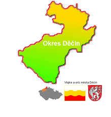 El plano de děčín viamichelin: Decin Zemepis