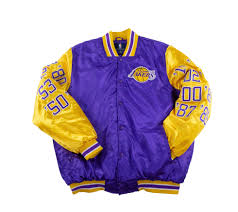 Entsprechend eng hängt auch die geschichte der amerikanischen sportbekleidung mit der entwicklung von baseball zusammen Lakers Jersey Jacket Buy Clothes Shoes Online