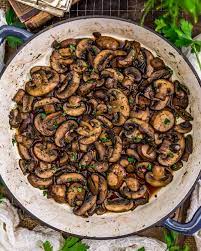 Simple Herbed Mushrooms Monkey And Me Kitchen Adventures Recipe In 2021 Stuffed Mushrooms Healthy Cooking Whole Food Recipes