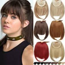 2,365 results for fringe bangs. Natural Thin Fringe Bangs False Fake Hair Extensions Clip On In Front Hairpieces Ebay