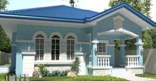 Kombinasi perpaduan warna biru dan hijau dengan nuansa gelap. 30 Kombinasi Warna Cat Rumah Bagian Luar 2019 Terbaru Simple House Exterior Design Philippines House Design Bungalow House Design