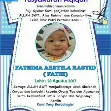 Maybe you would like to learn more about one of these? Contoh Selapanan Bayi With 912x687 Resolution