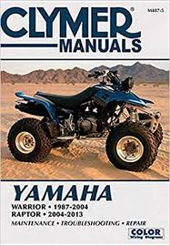 Wiring diagram for yamaha 350 warrior. Yamaha Warrior 1987 2004 Raptor 2004 2013 Clymer Manuals Editors Of Clymer Manuals 9781620922194 Amazon Com Books