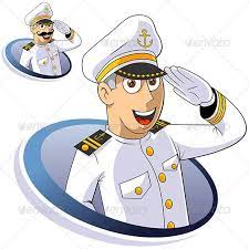 Marine Captain Cartoon Sailor Marine