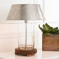 Rustic Modern Galvanized Table Lamp Shades Of Light Rustic Table Lamps Clear Glass Table Lamp Modern Table Lamp