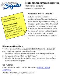 Navigate to the educational programs of cultural heritage & modern culture of the ministry of culture & sports. Ppt Student Engagement Resources Honduras Culture Honduras And Its Culture Powerpoint Presentation Id 2137287