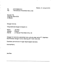 3 contoh surat keterangan kerja dalam bahasa inggris. Surat Pernyataan Rekening Bank Dalam Bahasa Inggris Contoh Seputar Surat