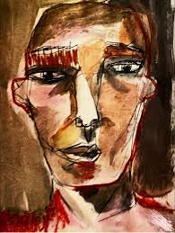 Historian 2025 Pen, watercolor, and chalk