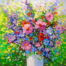 I fiori estivi così come quelli primaverili sono sicuramente tra i più belli, allegri e colorati. Olha Darchuk Bouquet Di Fiori Estivi Posterlounge It