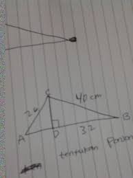 Check spelling or type a new query. Tentukan Panjang Ad Jika Diketahui Bd 32 Bc 40 Ac 26 Brainly Co Id