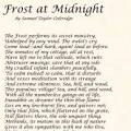 Frost at Midnight