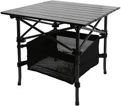 Campland outdoor portable cook station folding cooking. Buy Yoler Portable Camping Table Aluminum Folding Camping Table With Storage For Beach Bbq Picnic Cooking Fishing 21 6 Lx21 6 Wx19 7 H Online In Turkey B08frb8b6t