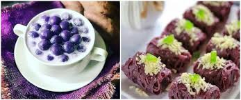 Olahan makanan dari ubi ungu yang paling mudah ditemukan adalah keripik, kolak, ubi bakar, ubi goreng dan ubi rebus. 15 Resep Camilan Dari Ubi Ungu Ala Rumahan Sederhana Dan Enak