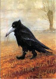 Krahe the raven replica print. Pin By Karen Oyerly On Happy Halloween Crow Art Animal Art Black Bird