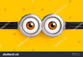 Illustration Of Goggle With Two Eyes On Yellow Color Background 3d Render Eyes Goggle Illustration Yellow Illustration Goggles Yellow Color