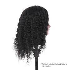 Black mannequin head with curly hair. 15 Real Hair Mannequin Head Curly Salon Training Cosmetology Kit Usa Ebay