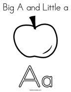 Big and easy coloring pages are a fun way for kids of all ages to develop creativity, focus, motor skills and color recognition. Letter A Coloring Pages Twisty Noodle