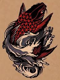 Red Koi Tattoos Koi Fish Tattoo Fish Tattoos Wave Tattoo Design Koi Fish Tattoo Wave Tattoo Design Waves Tattoo
