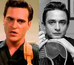 I walk the line joaquin phoenix. Joaquin Phoenix As Johnny Cash Side By Side Photos Actors Vs The Real People They Played In Movies From The Grapevine