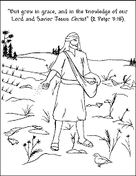 This bible verse coloring page features a paraphrase of james 1:19. Sowing The Seed Coloring Pages Sunday School Coloring Pages Sower