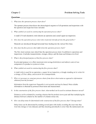 Chapter 2 Problem Solving Tools Questions