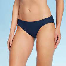 Women S Full Coverage Hipster Bikini Bottom Kona Sol Navy Xs Hipster Bikini Bikini Bottoms Metallic Bikini