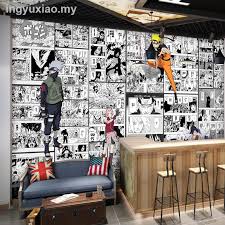 The most beautiful anime and manga wallpapers hd deskop backgrounds. 8 D Anime Manga Wallpaper Naruto Boy Bedroom 3 Mural Theme Studio 5 Shopee Malaysia
