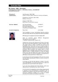 Download free technician resume samples in professional templates. Cv Pcbovoers 30012016 Uk Int Survey Cv Template 2016
