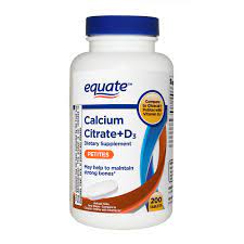 The body needs vitamin d to. Equate Calcium Citrate D3 Tablets Petites 200 Ct Walmart Com Walmart Com