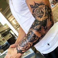 Flower Sleeve Tattoo Best Half Sleeve Tattoos For Men Cool Half Sleeve Tattoo In 2020 Half Sleeve Tattoos For Guys Cool Half Sleeve Tattoos Forearm Sleeve Tattoos