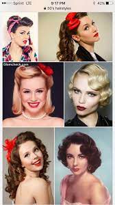 1950s style is still often seen as an influence on today's fashion, especially the '50s pinup look. Cabelo Retro Gorgeous Hair Retro Hairstyles 1950s Fashion Hair