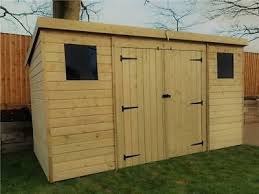 Wooden Garden Shed 10x4 12x4 14x4 Pressure Treated Tongue And Groove Pent Shed Wooden Garden Shed Garden Shed
