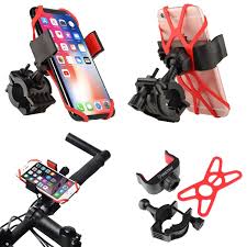 Stay safe & connected while you ride. Insten Bicycle Motorcycle Bike Phone Holder Mount Stand Bracket Rack Handlebar With Secure Rubber Strap Grip 360 Adjustable Ball Head Mount Bike For Iphone 11 11 Pro 11 Pro Max Samsung Htc Sony