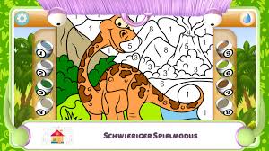 Malen nach zahlen ist die ideale lösung, stück für stück malt ihr kind ein malen nach zahlen vorlagen sind das perfekte geschenk zum kindergeburtstag, zu ostern oder weihnachten. Malen Nach Zahlen Dinosaurier Fur Android Apk Herunterladen