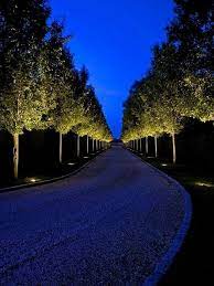 outdoor lighting ideas to help you create the perfect nighttime enternaining space driveway lighting landscape lighting design modern landscaping