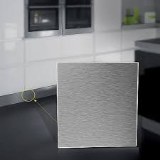 Kitchen plinths, or kickboards as they are also known, are used to cover the space underneath base cabinets, so there are no gaps or openings on show. Brushed Aluminium Kickboard Laminate Height 150mm At 24 61 Handles More