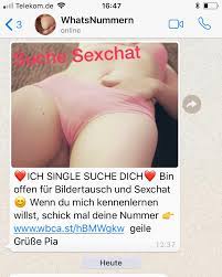 Lautet die nummer z b. Sexting Sexnummern Und Sexchat Per Whatsapp