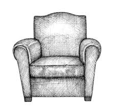 Illustration By Anara Mambetova Finkelstein For Bauer And Dean Publication Pattern Book Of Upholstery Furniture Fu Tekli Koltuk Koltuklar Cizim Defterleri