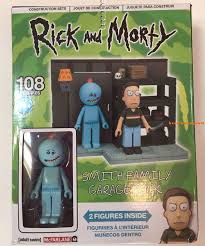 Mcfarlane Rick Morty Smith Family Garage Rack 108 Piece Construction Set Mcfarlanetoys Garage Racking Mcfarlane Toys Morty Smith
