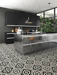 Determine where your tiles will go : Primecollection Paris Bodenfliese Und Wandfliese Bercy Nero 20x20 Cm Kitchen Flooring Kitchen Floor Tile Kitchen Tiles Design