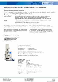 Call it panic buying or stockpiling, but the coronavirus bump has the food and beverage industry soaring. The Penetrometer Pnr12 Mep Instruments