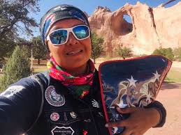 02 Sept, 2021 Today the Patriot Flag and Navajo Hopi Honor Flag travelled  from Durango Colorado to Angel Fire, NM to attend this weekend's Run For  The Wall Central Route Reunion and