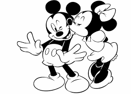 Mickey Y Minnie Para Colorear