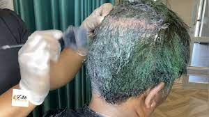 Her Gray Hair Turned Green How To Remove Green From Gray Hair Youtube What Causes Gray Hair Green Hair Hair