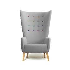 Create an inviting atmosphere with new living room chairs. Contemporary Lounge Chair Loved Up Deadgood Fabric Wing High Back