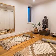 Interior Exterior Design Eclectic Space Nontraditional Living Home Yoga Room Yoga Room Design Meditation Rooms