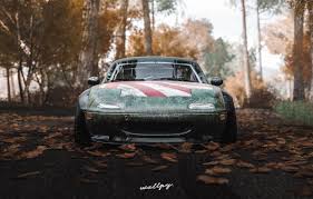 Mazda mx5 with rocket bunny body kit wallpaper. Wallpaper Microsoft Mazda Game 2018 Mx 5 Forza Horizon 4 By Wallpy Images For Desktop Section Igry Download